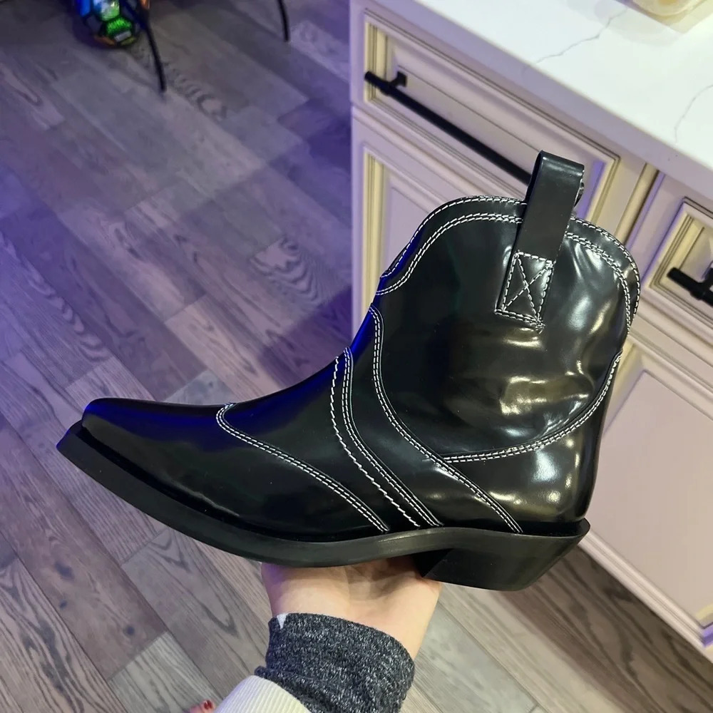 ganni western ankle boots - Picture 5 of 5